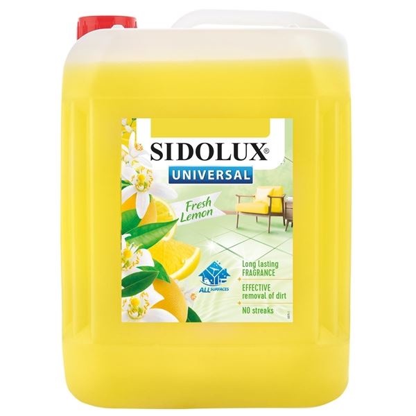 Prostředek na podlahy Sidolux, Fresh lemon, 5 l