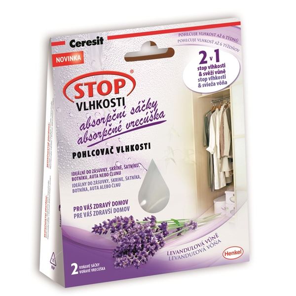 Absorpční sáčky Ceresit, levandule