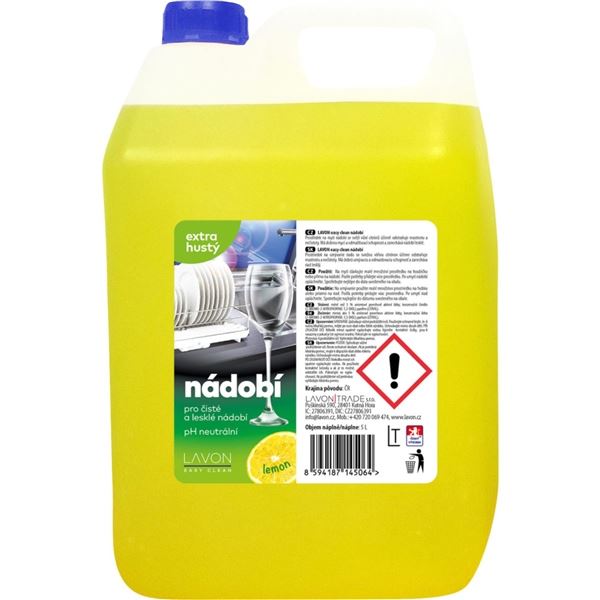 Prostředek na nádobí Lavon - 5 l
