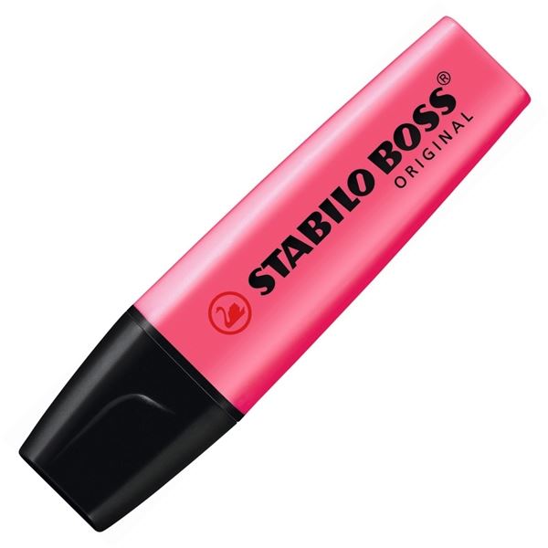Zvýrazňovač STABILO BOSS ORIGINAL, růžový