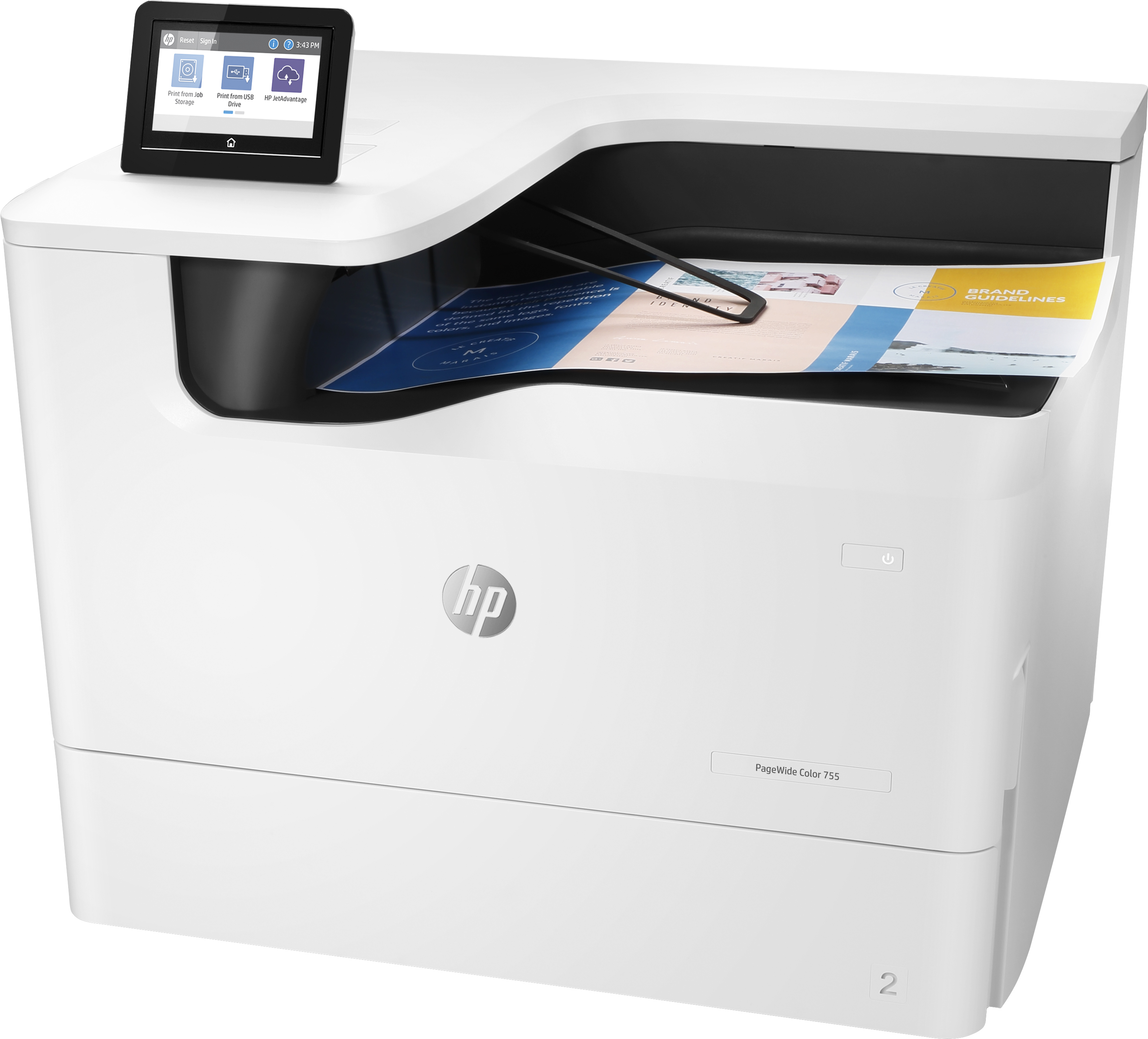 HP PageWide Color 755dn Tintenstrahldrucker Farbe 2400 x 1200 DPI A3 WLAN