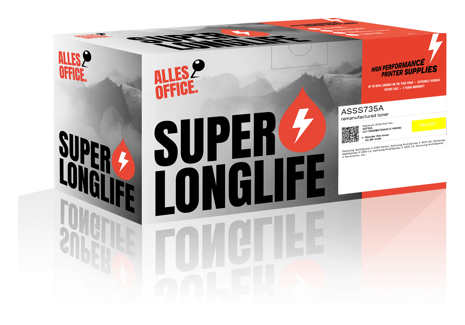 Superlonglife HP SS735A / CLT-Y808S / SS735A(CLT-Y808S) Toner žluť