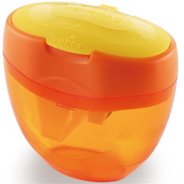 Ořezávátko KEYROAD TRI Plus, plast, oranžové