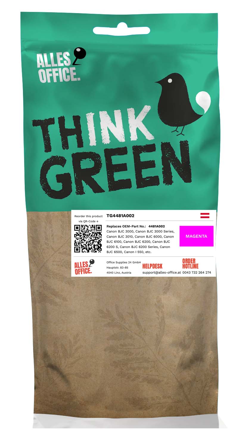 ThinkGreen replaces Canon 4481A002 / BCI-3EM magenta