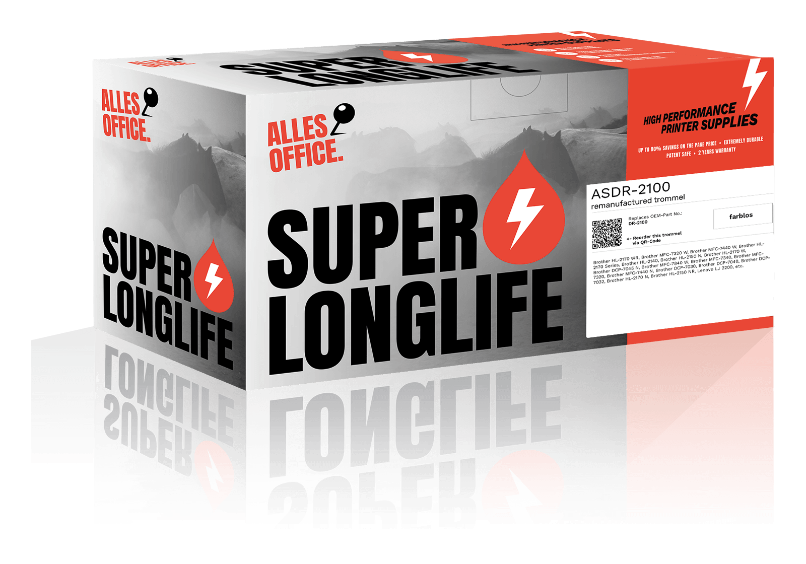 Superlonglife Brother DR-2100 Drum bezbarvý