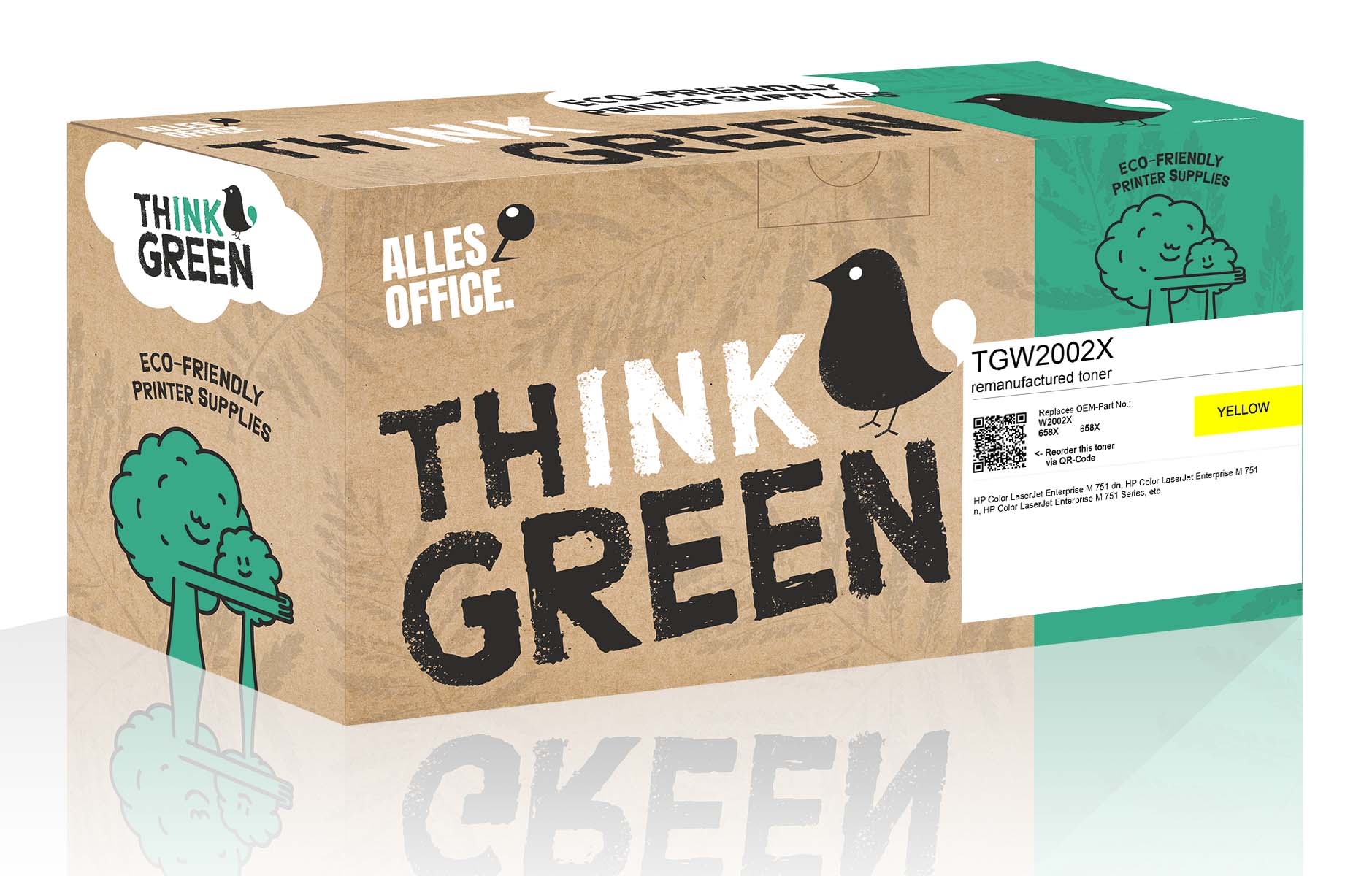 ThinkGreen HP W2002X / 658X Toner žluť