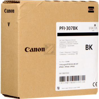 Original Canon 9811B001 / PFI-307BK Tinte schwarz
