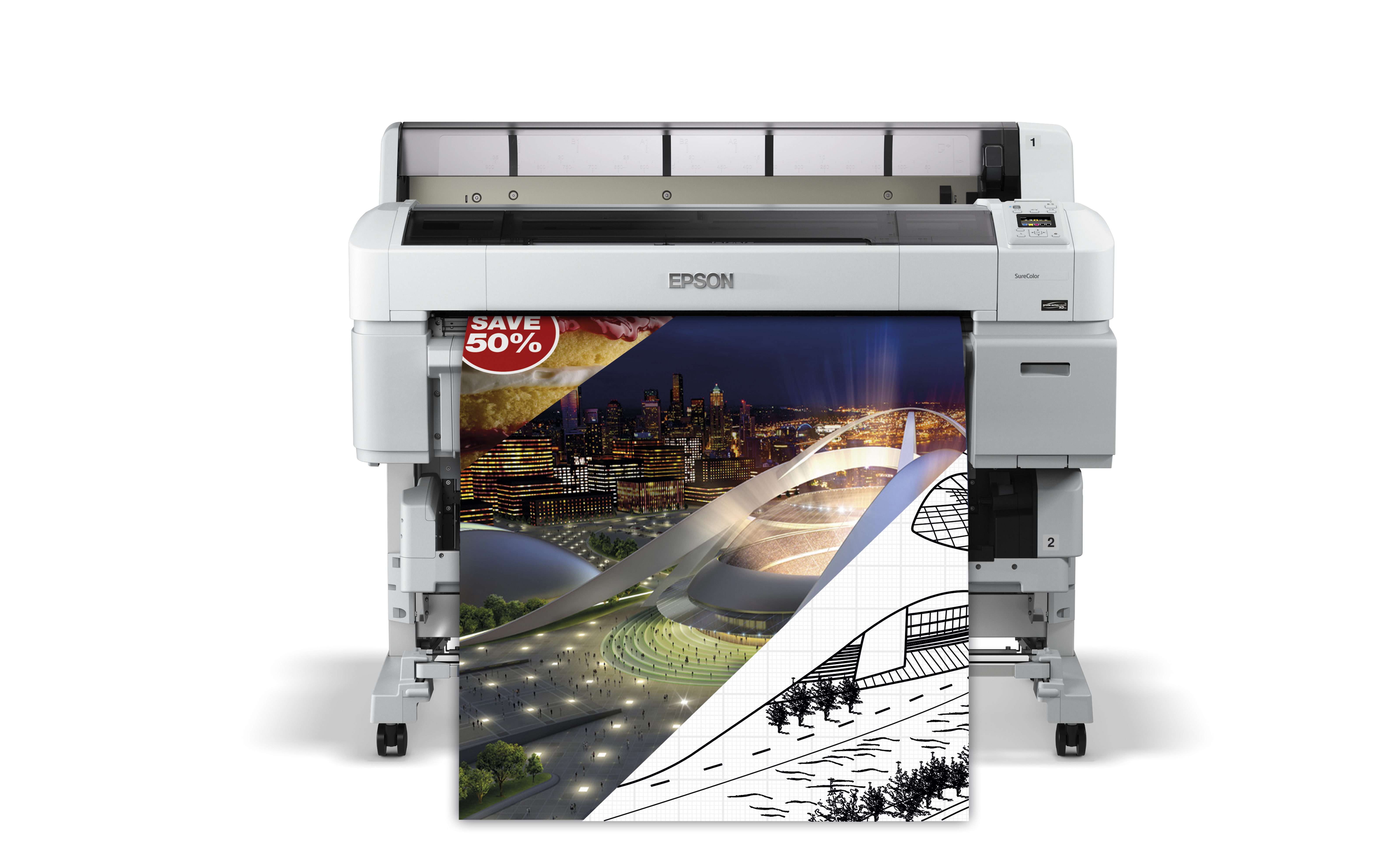 Epson SureColor SC-T5200 PS MFP Großformatdrucker
