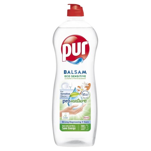 Prostředek na nádobí Pur - balsam aloe vera,750 ml