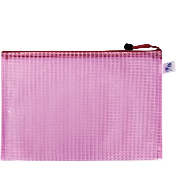 Síťov.zipová obálka Opaline A5,300 mic,1ks,růžová
