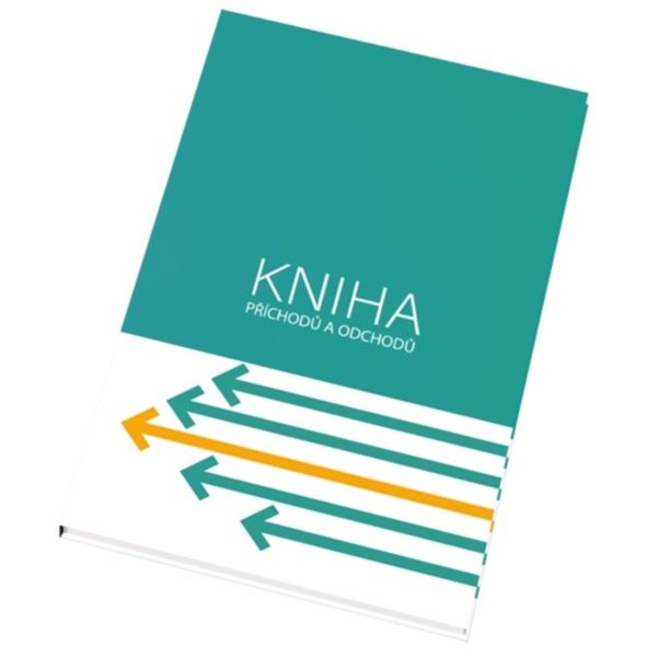 Kniha příchodů a odchodů, s tuhými deskami