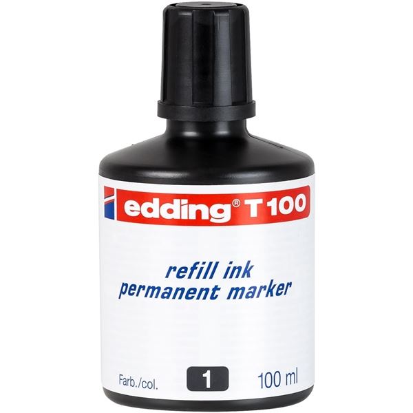 Náhradní permanentní inkoust Edding T100, 100 ml