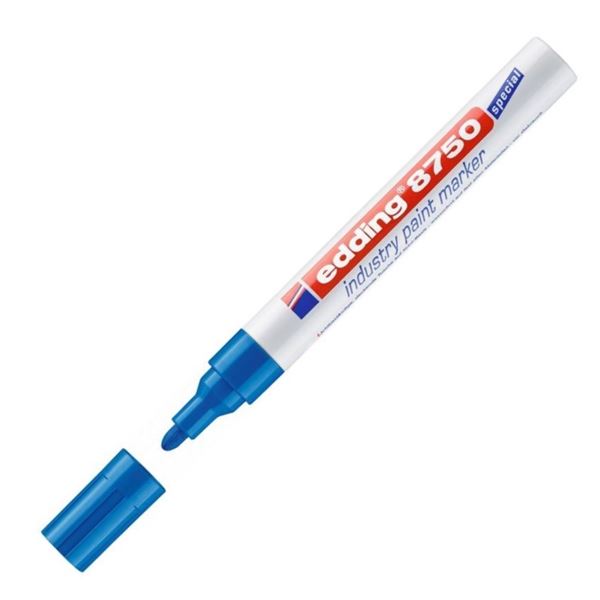 Lakový popisovač Edding 8750, modrý