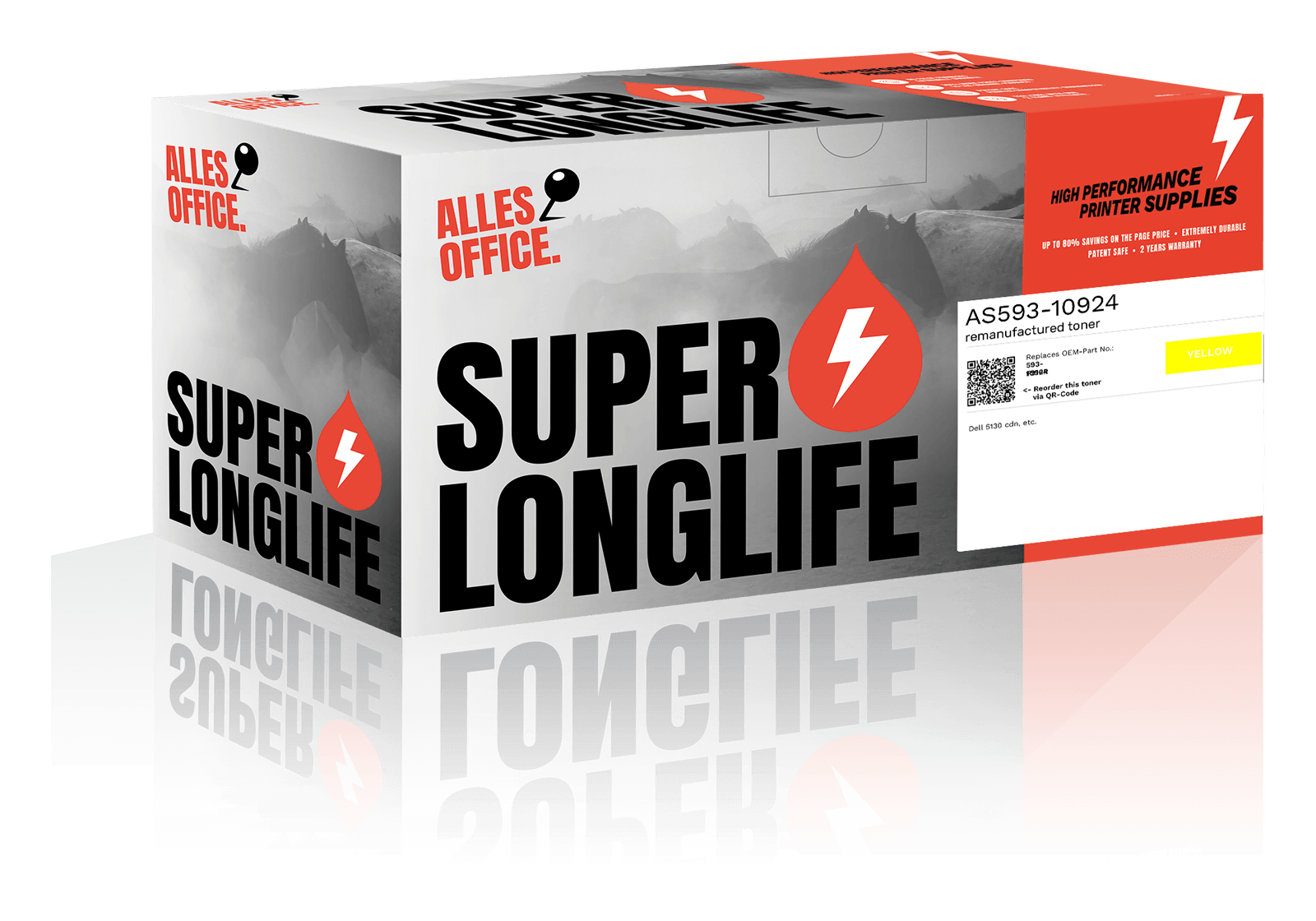 Superlonglife Dell 593-10924 / F916R Toner žluť