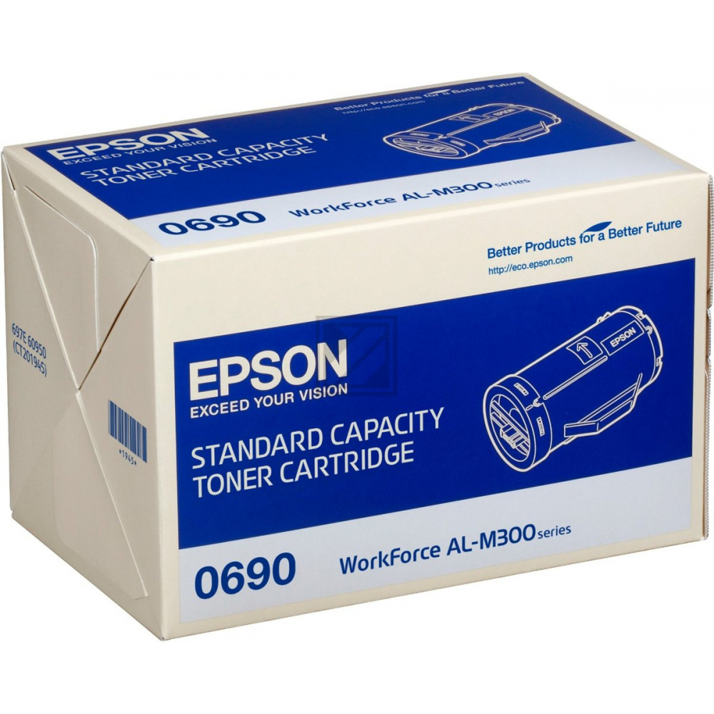 Original Epson C13S050690 / 0690 Toner schwarz