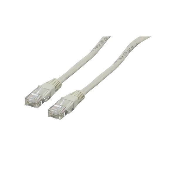 Síťový kabel DATACOM UTP CAT5E - 3 m, šedý