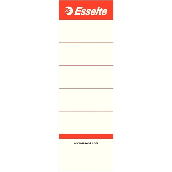 Zasouvací etikety pro pákové pořadače Esselte7,5cm