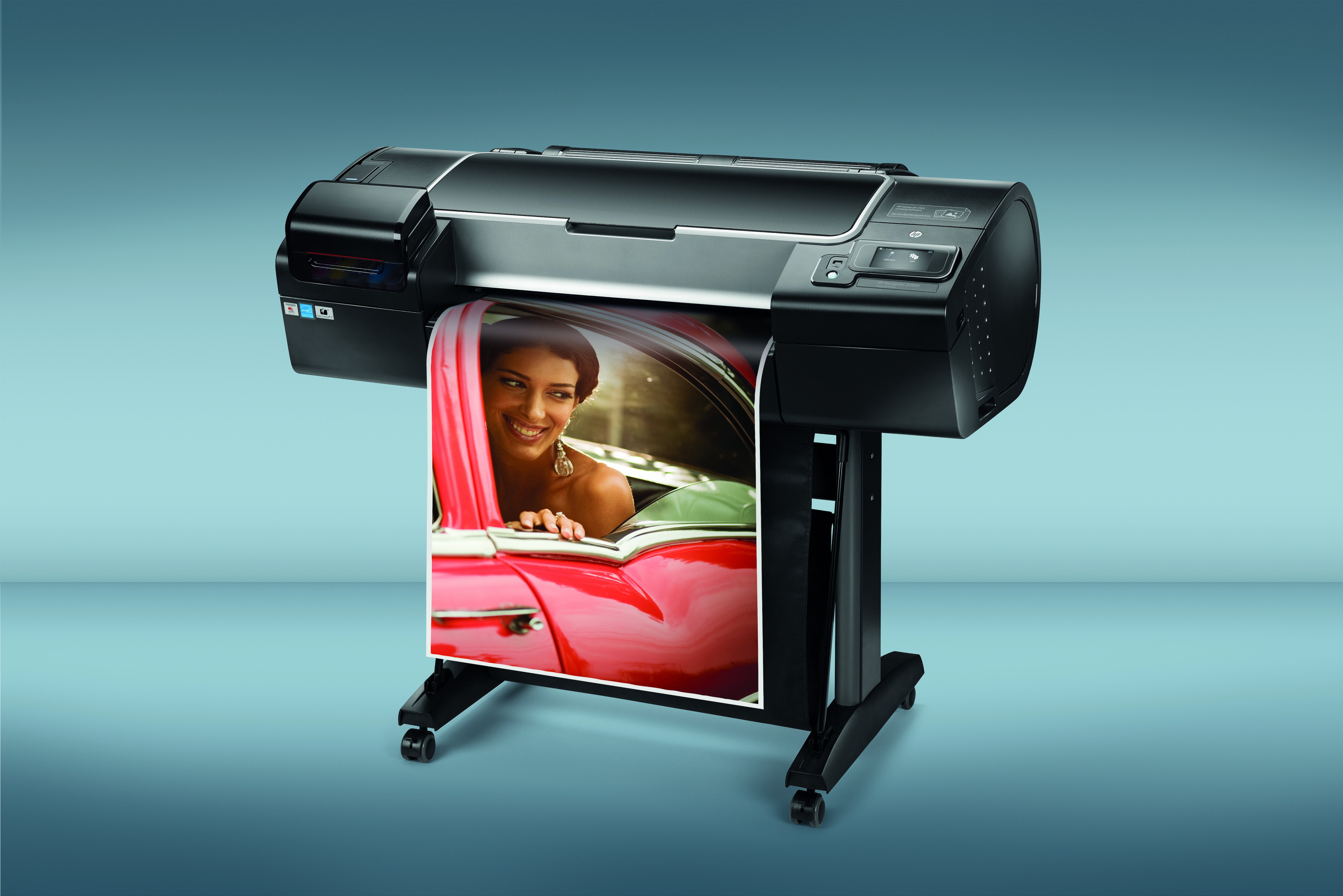 HP Designjet Z2600 24-in PostScript Großformatdrucker Thermal inkjet Farbe 2400 x 1200 DPI 610 x 1676 mm