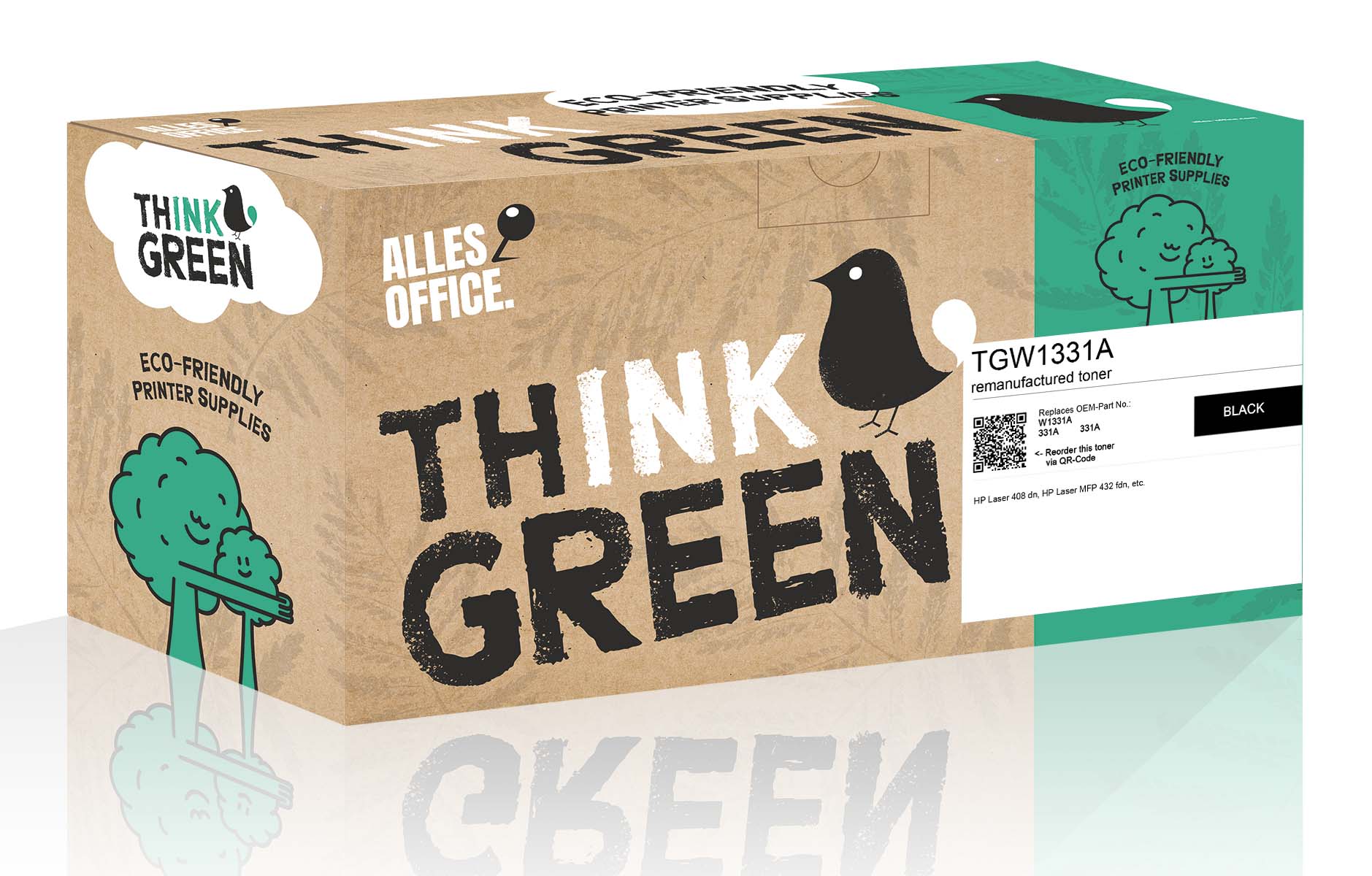 ThinkGreen replaces HP W1331A / 331A schwarz