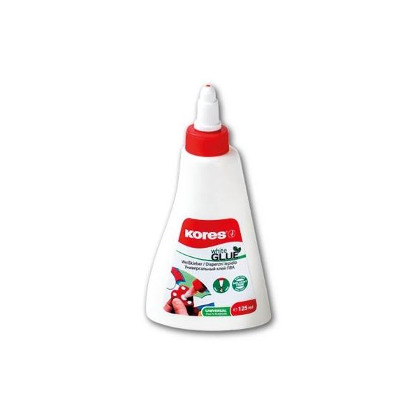 Tekuté lepidlo Kores White Glue, 125 ml