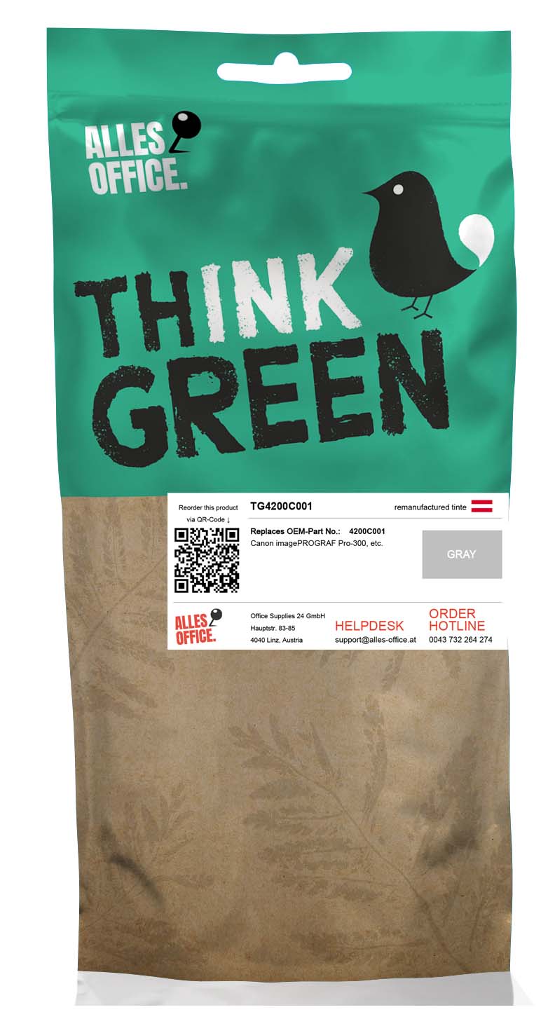 ThinkGreen replaces Canon 4200C001 / PFI-300GY grau