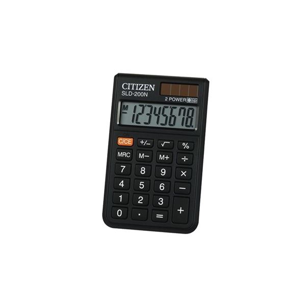 Kapesní kalkulačka Citizen SLD-200NR, černá
