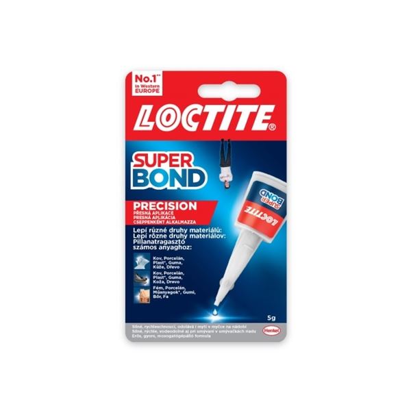 Vteřinové lepidlo Super Bond Precision, tekuté, 5g