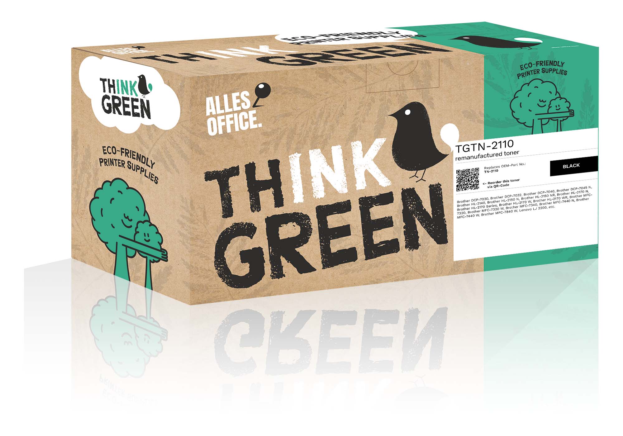 ThinkGreen replaces Brother TN-2110 schwarz