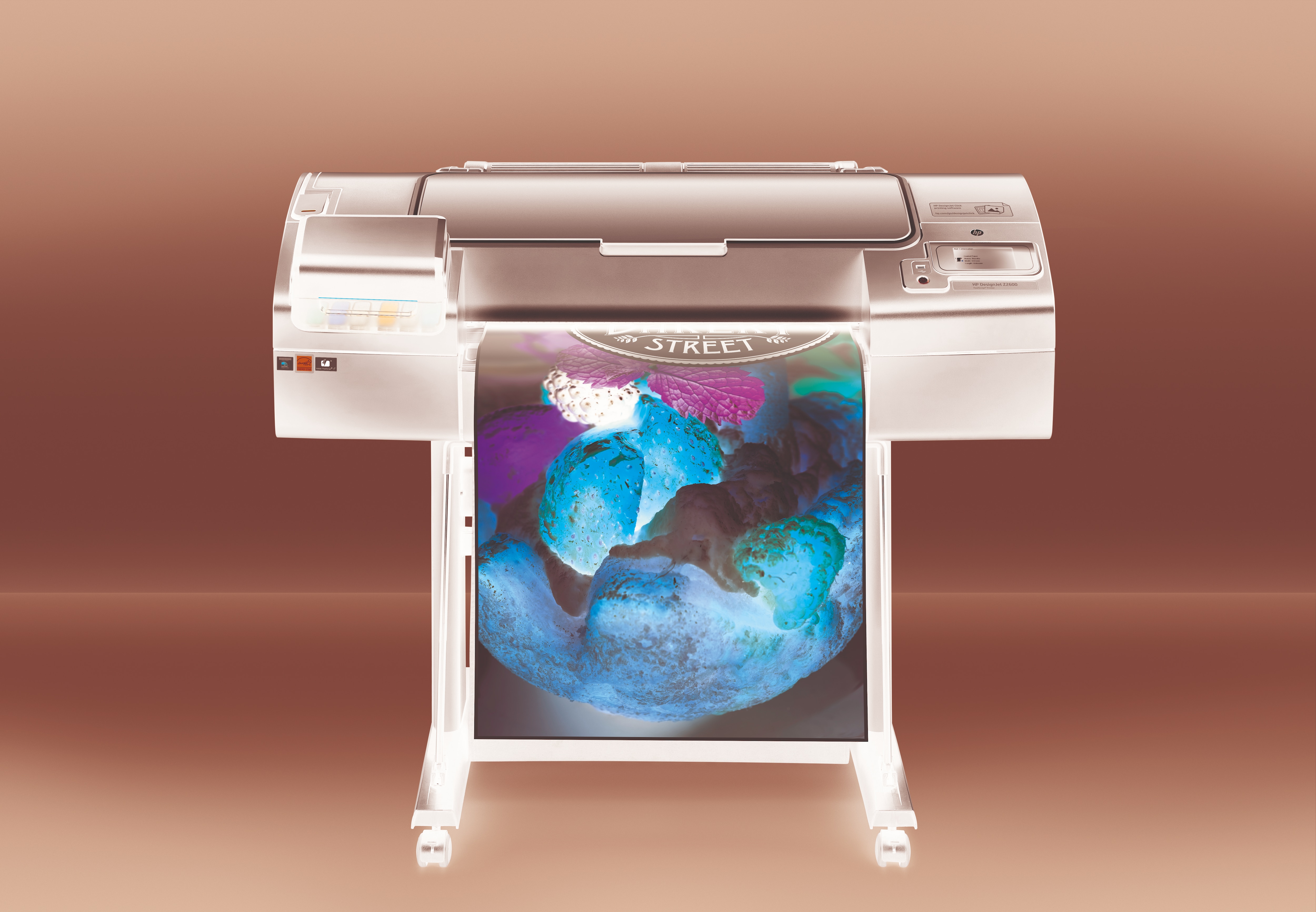 HP Designjet Z2600 24-in PostScript Großformatdrucker Thermal inkjet Farbe 2400 x 1200 DPI 610 x 1676 mm