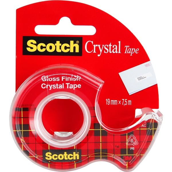 Lepicí páska s odvíječem Scotch Crystal Clear
