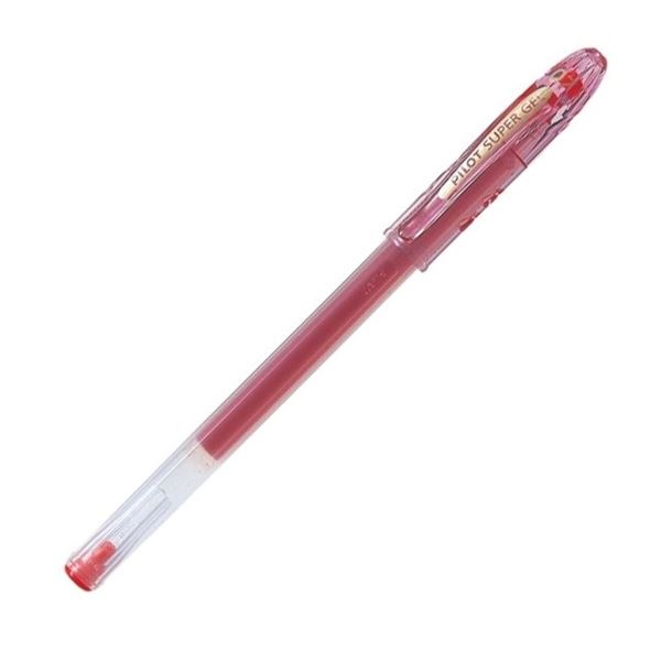 Gelový roller s víčkem Pilot Supergel, červený