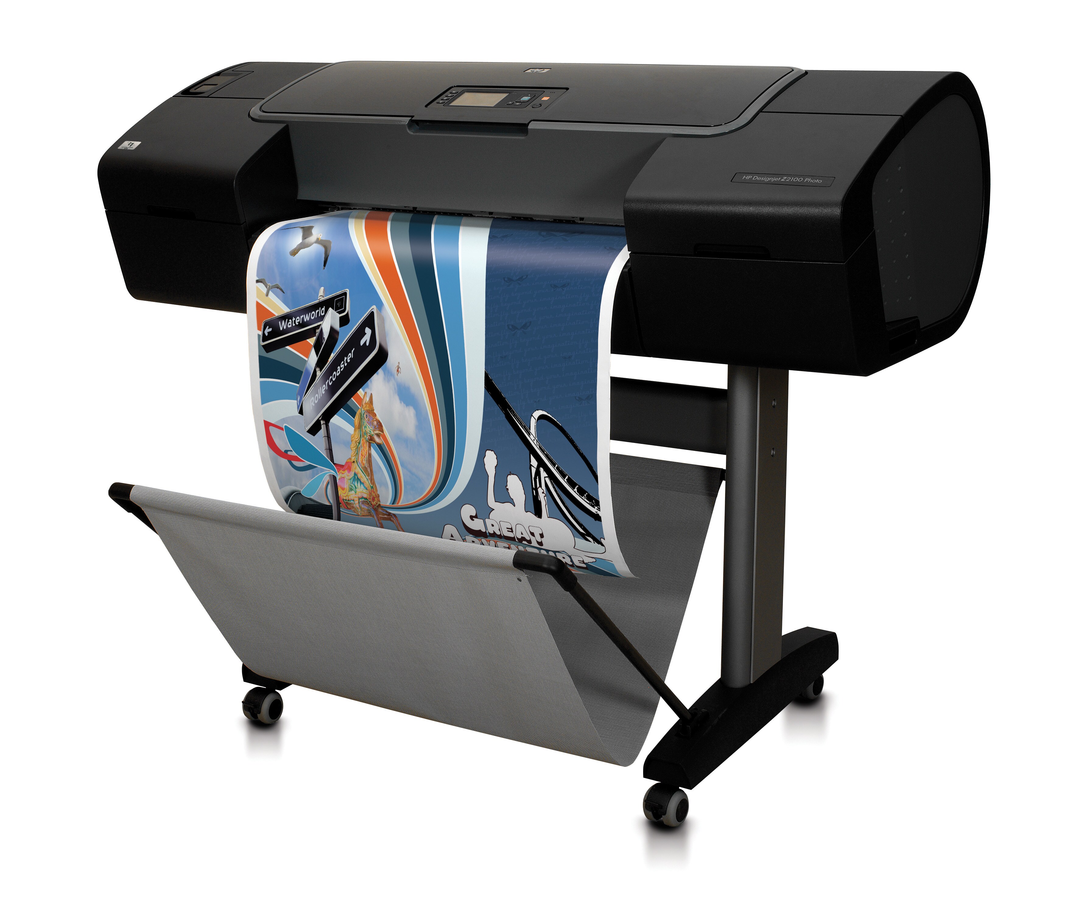 HP Designjet Z2100 24" Großformatdrucker Thermal inkjet Farbe 2400 x 1200 DPI Eingebauter Ethernet-Anschluss