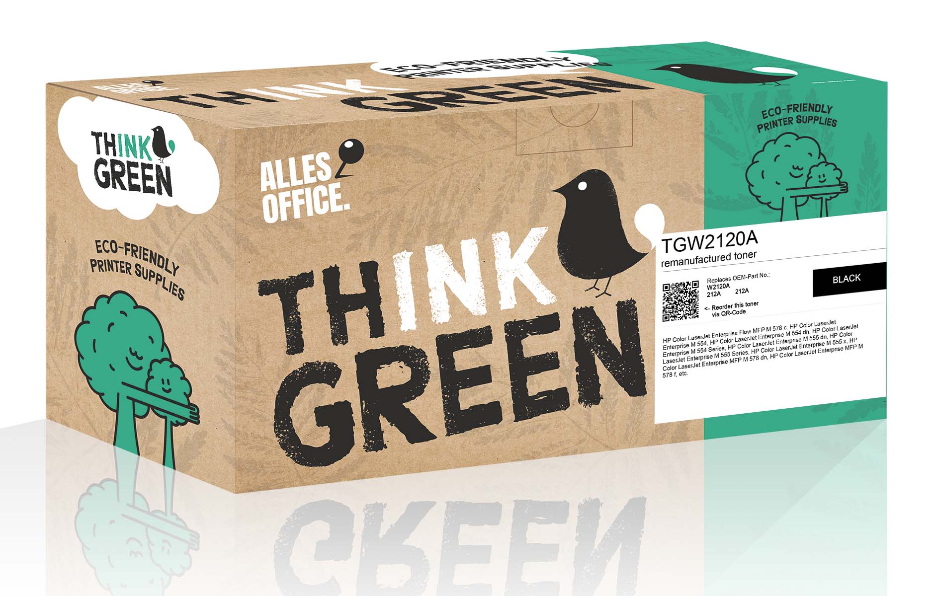 ThinkGreen HP W2120A / 212A Toner černý