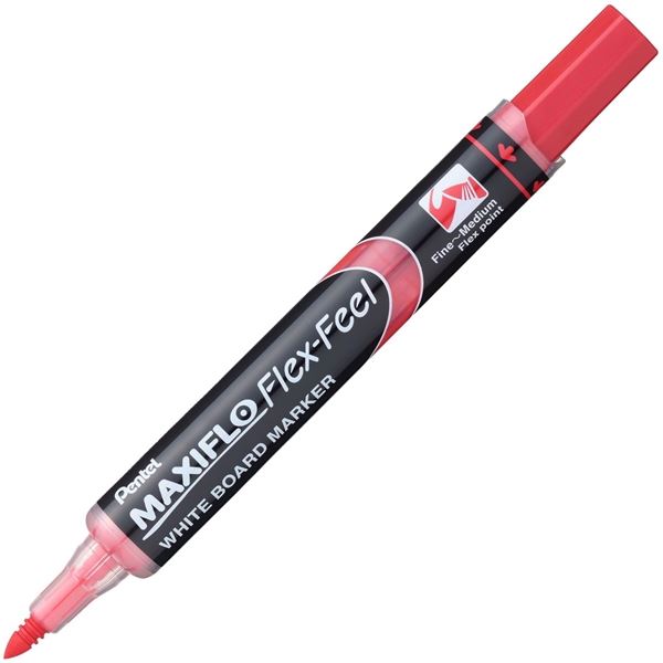 Popisovač na bílé tabule Pentel Maxiflo, červený