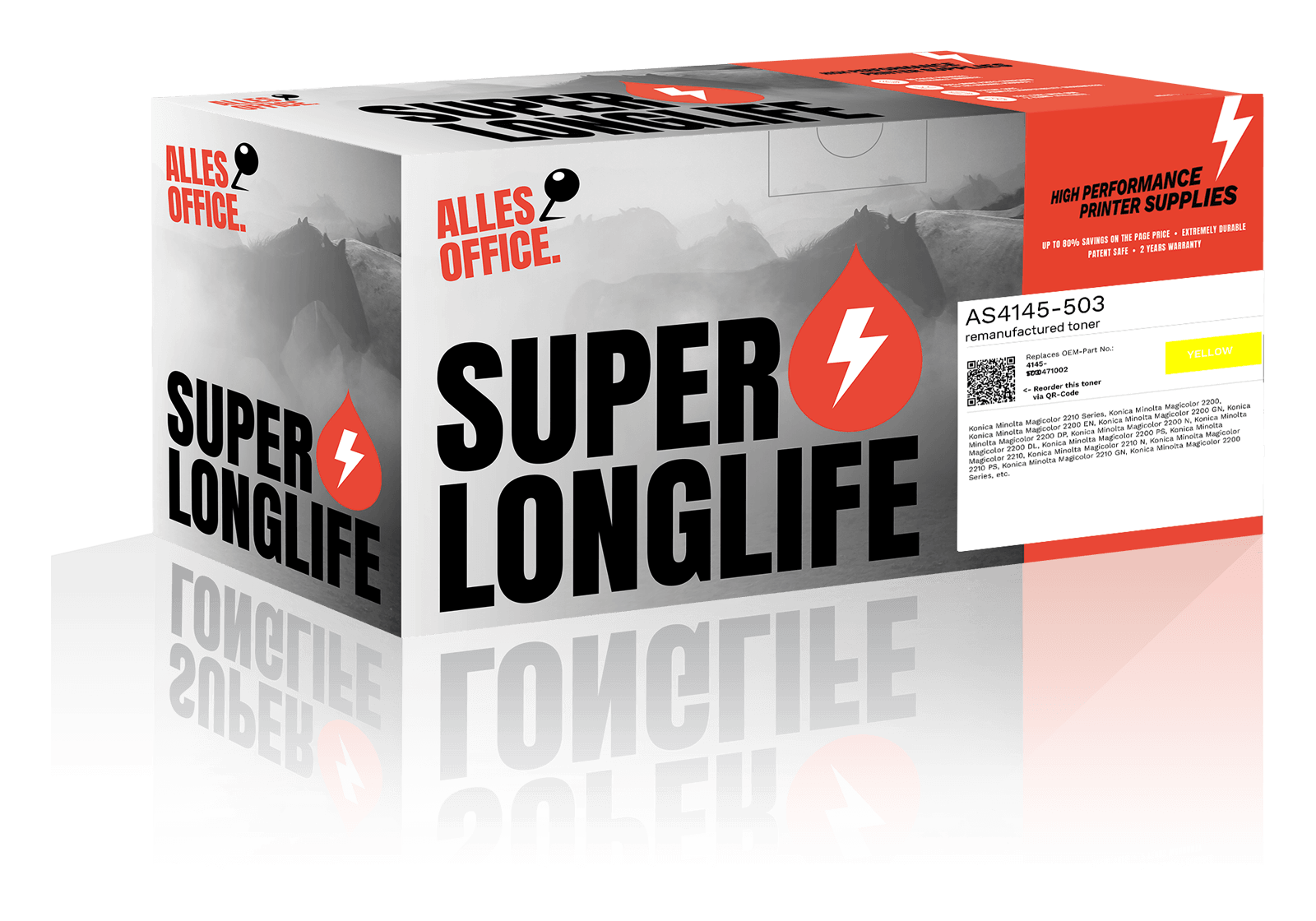 Superlonglife Konica Minolta 4145-503 / 1710471002 Toner žluť