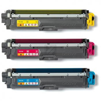 Test Brother Toner-Kit gelb, magenta, cyan (TN-242CMY)