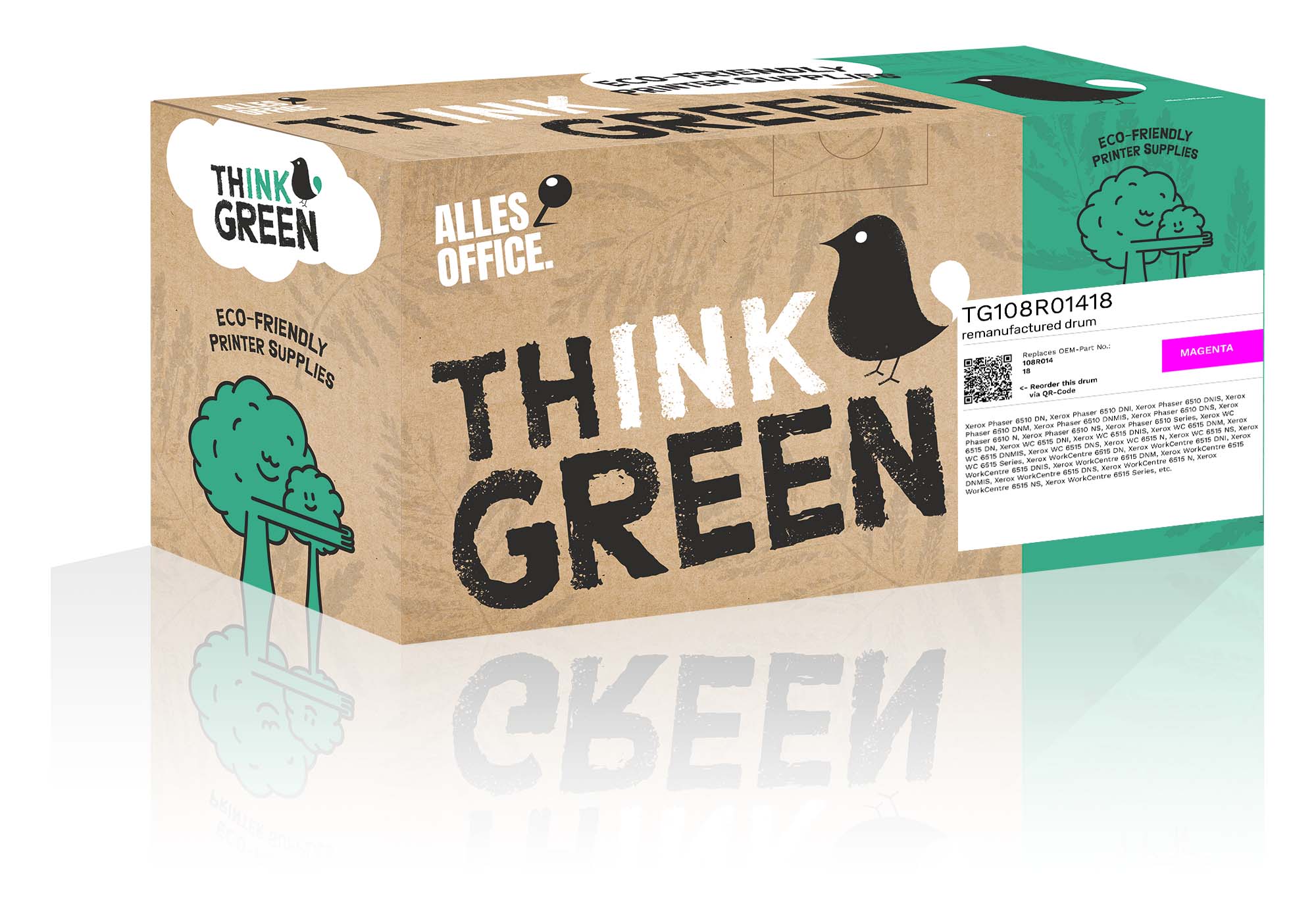 ThinkGreen replaces Xerox 108R01418 magenta
