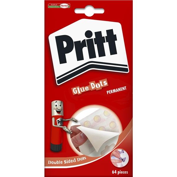 Lepicí kolečka Pritt Glue Dots, 64 ks