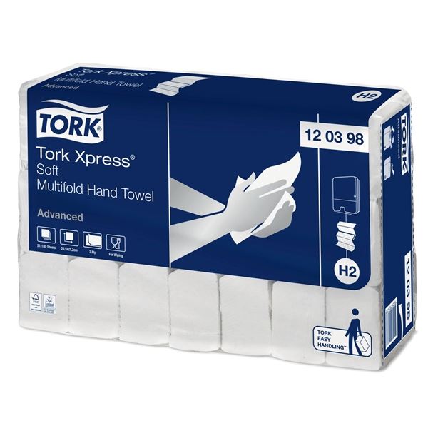 Papírové ručníky Tork Xpress Multiford H2, 2 vr.