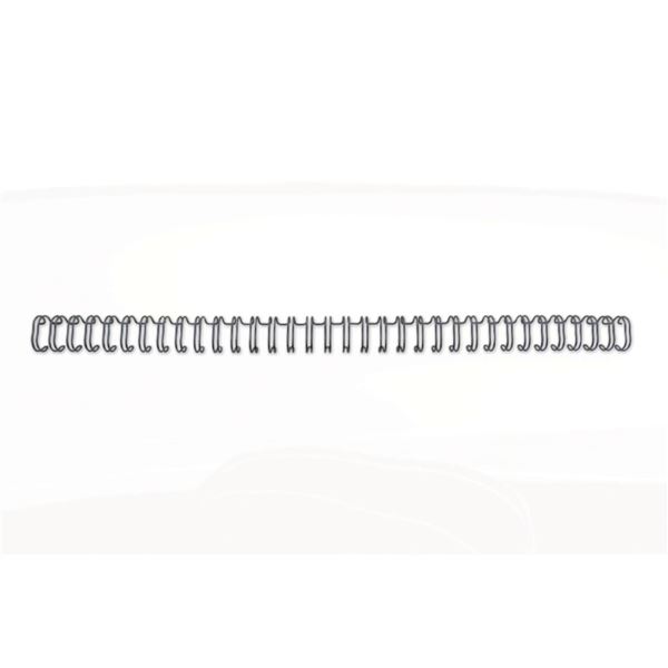 Drátěné hřbety GBC, Wire, 3:1, 9,5 mm,černé,100 ks