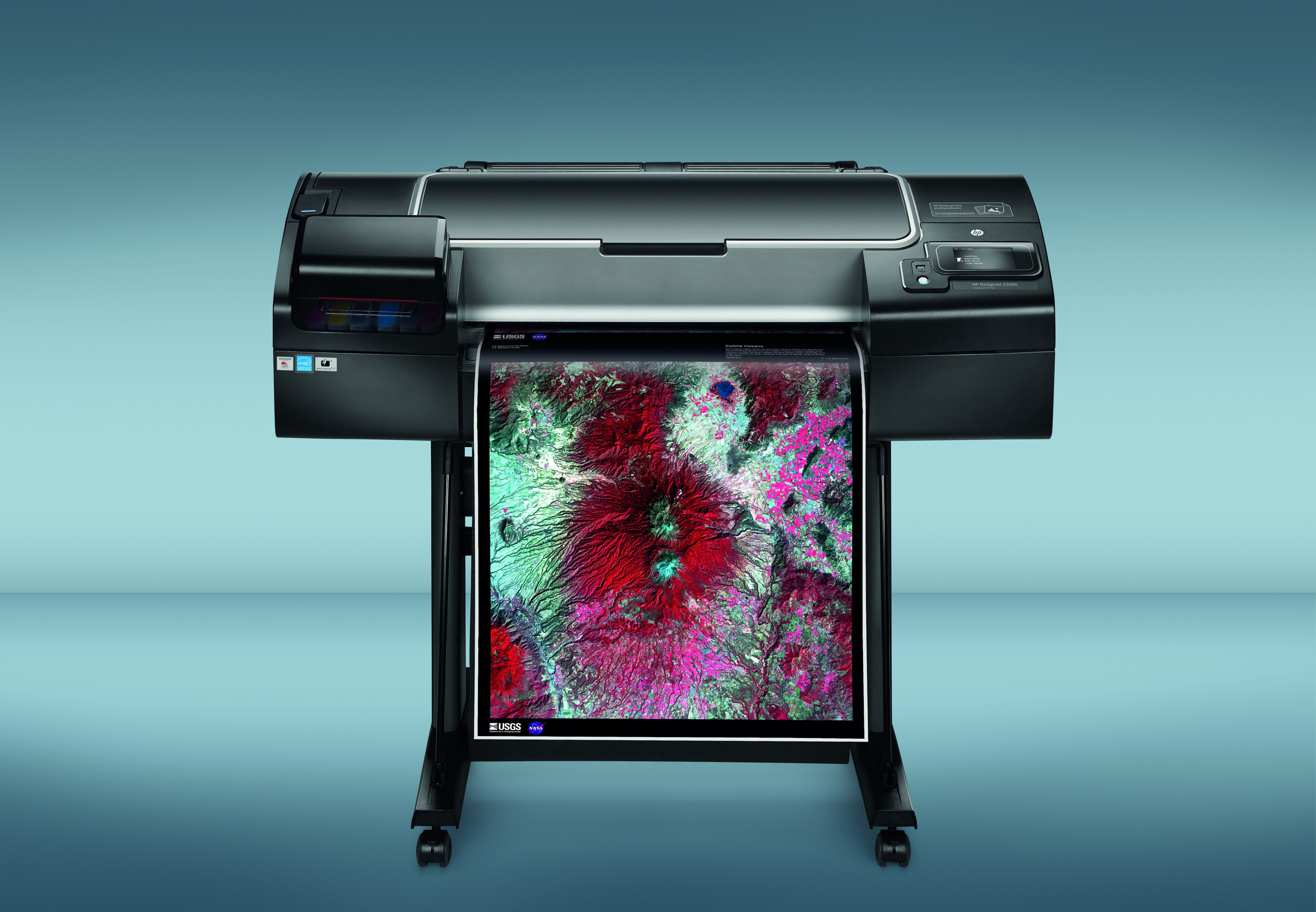 HP Designjet Z2600 24-in PostScript Großformatdrucker Thermal inkjet Farbe 2400 x 1200 DPI 610 x 1676 mm