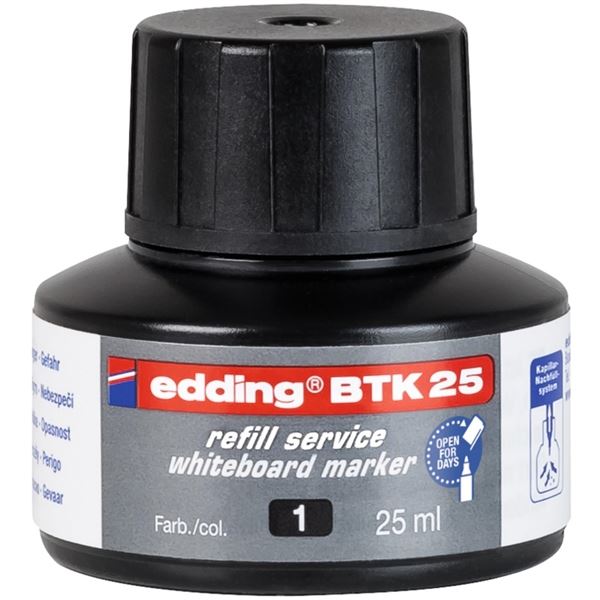 Náhradní inkoust BTK25 pro Edding 28/360,černý Náhradní inkoust BTK25 pro Edding 28/360,černý