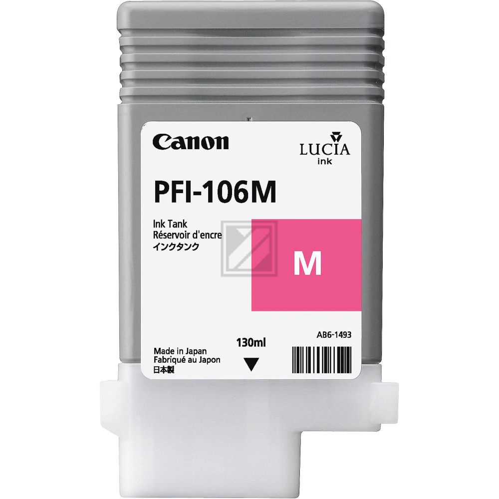 Original Canon 6623B001 / PFI-106M Tinte magenta