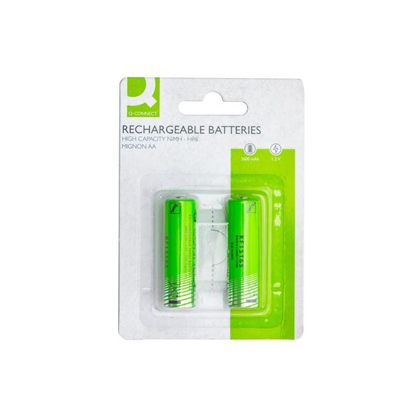 Nabíjecí baterie Q-Connect - AA,2 600 mAh,2 ks