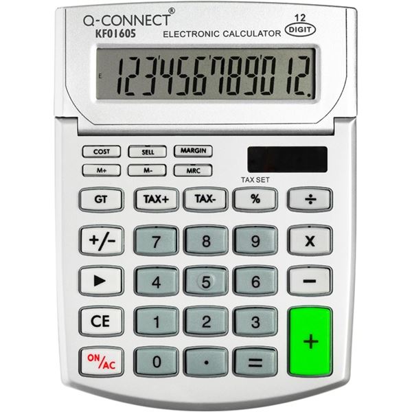 Stol.kalkulačka Q-Connect KF01605-12místný displej