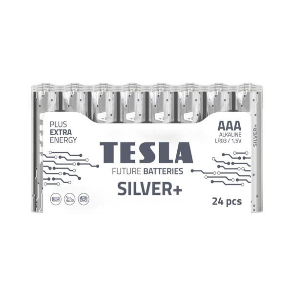 Alkal. baterie Tesla SILVER+ LR03, typ AAA, 24 ks