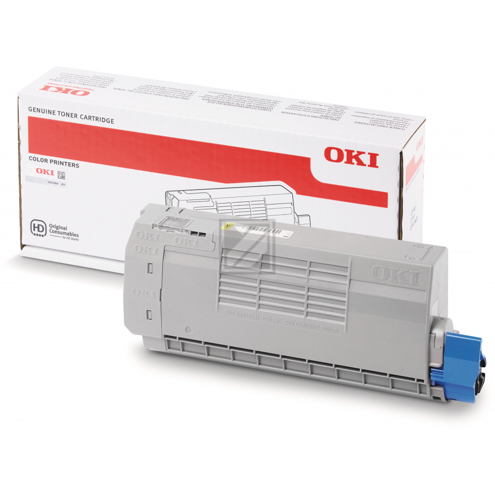 Original OKI 44318605 Toner gelb