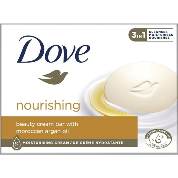 Tuhé mýdlo Dove – arganový olej, 90 g