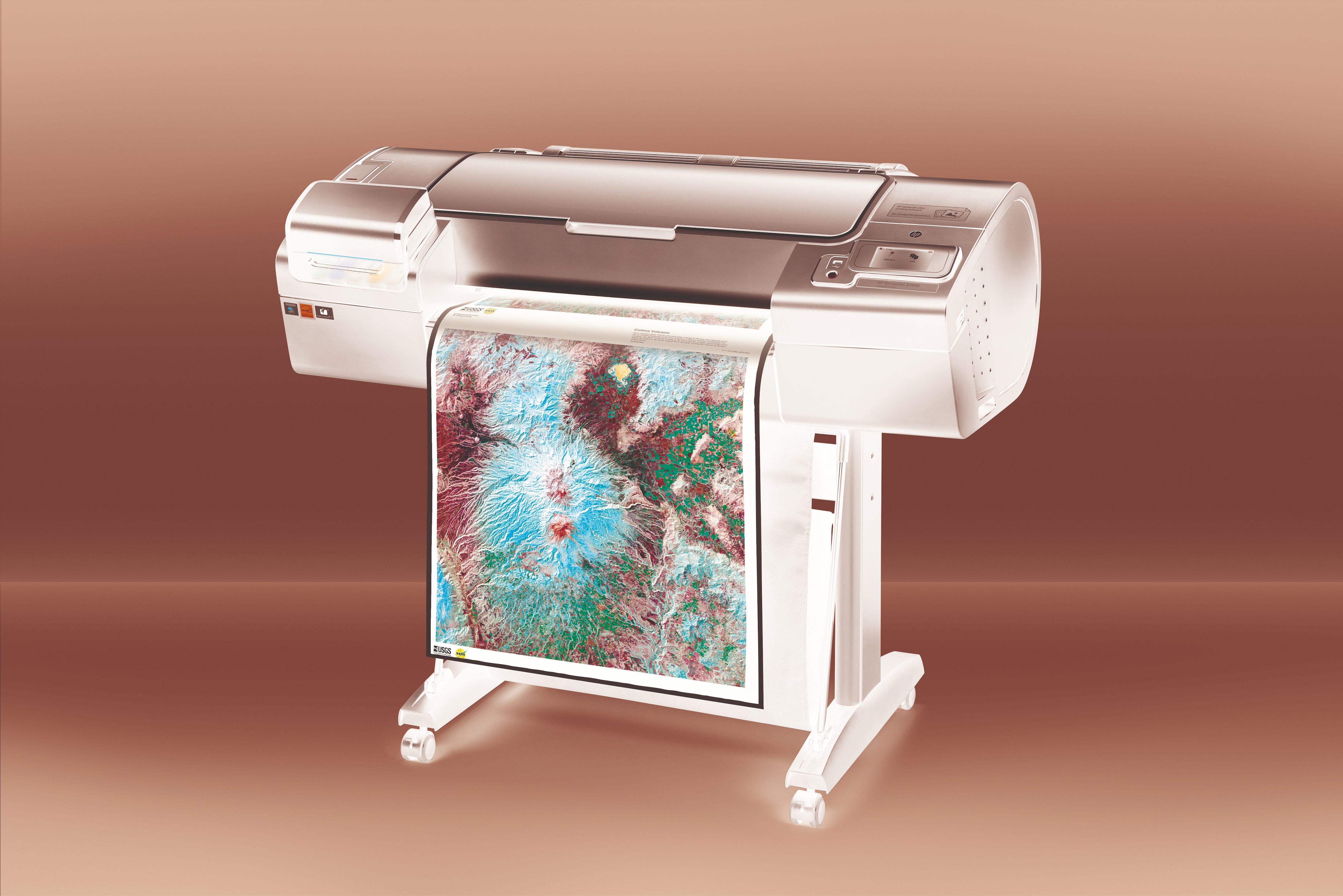 HP Designjet Z2600 24-in PostScript Großformatdrucker Thermal inkjet Farbe 2400 x 1200 DPI 610 x 1676 mm