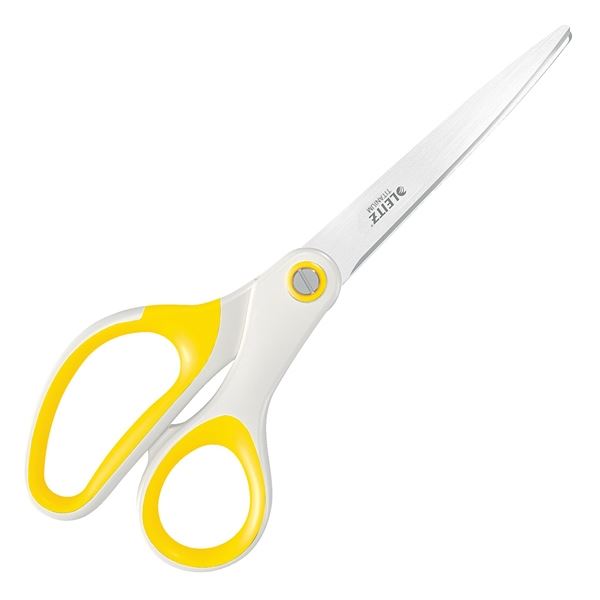 Nůžky Leitz WOW, titanové, 20,5 cm, žluté